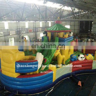 Inflatable Trampoline Playground Inflatable Bouncer Inflatable Theme Park Castle photo-2