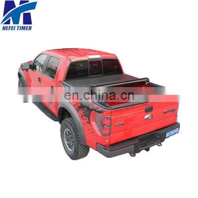 Off-road Pickup Truck bed storage locker Roll up retractable Tonneau cover for Isuzu D-Max Double Cab 1.38M 4'-6\