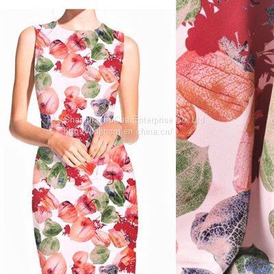 Flower Digital Print Viscose Chiffon Fabric Sublimation Printing Fabric photo-3