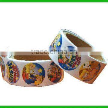 promotional Cartoon sticker rolls