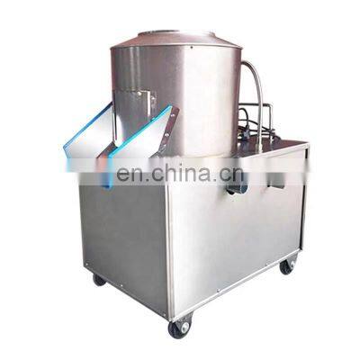 Small Commercial Electric  Stainless steel  Potato Carrot Ginger Washing &  Peeling Machine / sweet potato peeler for catering