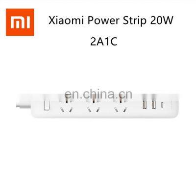 Xiaomi Power Strip 20W Fast Charging Version 2A1C Power Socket 3 Sockets Standard Plug Interface Extension Lead 1.8m photo-2