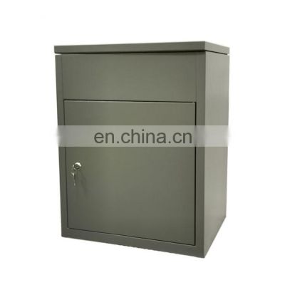 Custom Free Standing Lockable Letter Poster Parcel Drop Mail Box Metal Outdoor