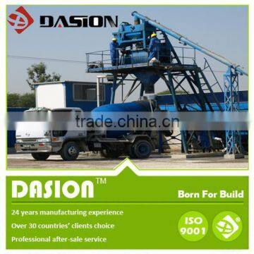 Portable Automatic Batching plant YHZS25 mobile concrete mixing plant for sale from china manufacturer