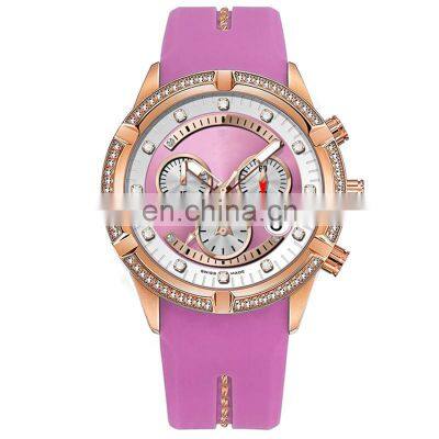 Private Label 10 Atm Waterproof Japan Movement Sr626sw Custom Logo Diamond Branded Women Watch photo-4