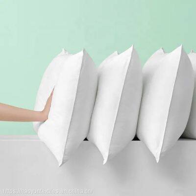 100% Cotton Fabric Microfiber Filling Hotel Sleeping Pillow photo-2