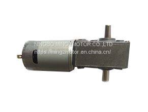 DC Electric Motor and Worm Gearbox With High Torque Low Noise for Automatic Equipments photo-2