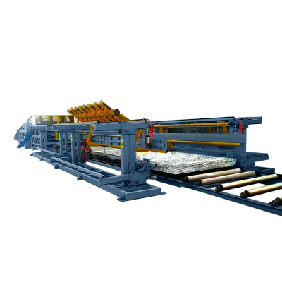 Mechanical hanging wire automatic net out and net down mesh welding machine for steel mesh