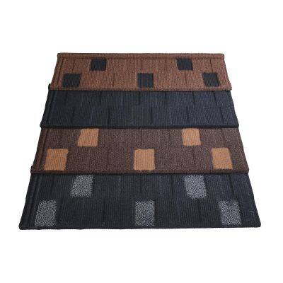 High Quality Materials De Construction Stone Coated Metal Roof Tiles Roofing Sheet Bone Tile