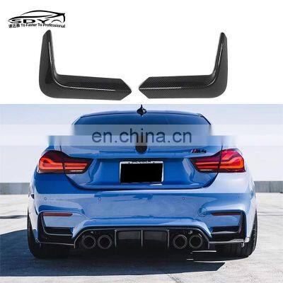 F80 F82 M3 M4 High Quality Carbon Fiber Rear Bumper Trim Covers For Rear Separator For BMW F80 M3 F82 F83 M4