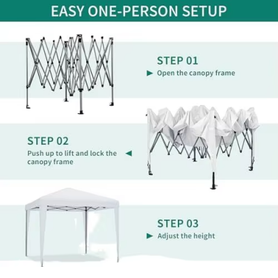 Factory Price Durable 3*3m Waterproof Pop up Gazebo, Ready to Ship photo-3