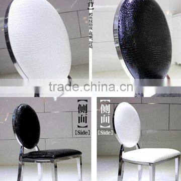 Wholesale Round Back Stainless Steel Chair /Stainless Steel Dining Chair Ghost Dining Chair photo-6