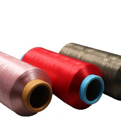 Free Color Shade Provided for DTY 150D/288F SD SIM Dope Dyed Polyester Filament Yarn