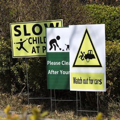 Custom PP Corrugated Sign Boards – Durable Outdoor Warning & Advertising Panels photo-3