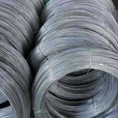 Fio de aço galvanizado por imersão em zinco quente premium ASTM A641. Fio galvanizado com anti-corrosão e longa duração