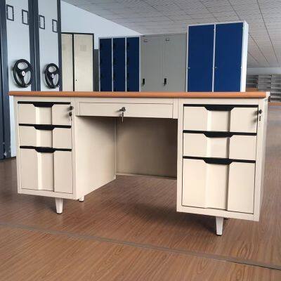 Modern Steel Office Desk Office Metal Computer Table photo-3