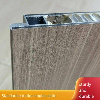 customized aluminum composite honeycomb panels, waterproof wood grain antibacterial compact panels for toilet sanitary partitions in mianyang city's national sanitary city campaign