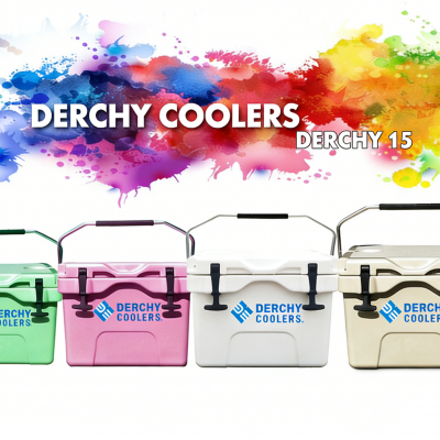 Insulated Ice Chest Hard Cooler W/Portable Handles 3 Day Ice Retention for Drink, Beverage, Camping, Fishing, Beach
