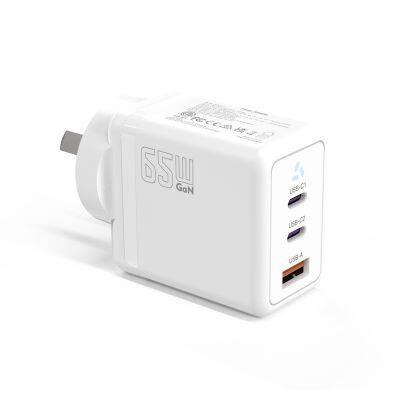 65W USB-C GaN Wall Charger PD Fast Charging Adapter EU US Plug for Laptop Smartphone and Travel photo-5
