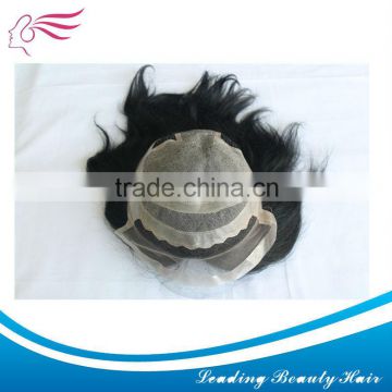 china treating 100% remy Brazilian human hair toupees,shedding free