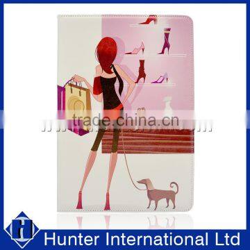 Printed Shopping Girl Universal Tablet Case For 8 Inch