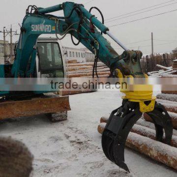 Hitachi ZX200 Rotating stone Grapple Grab