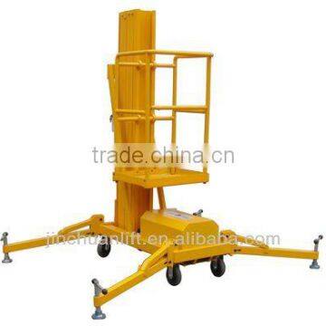 mobile hydraulic aerial lifts/sing mast aluminum lift platform