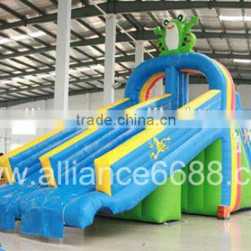 pvc inflatable games for kids, inflatable sliding slide, water park slides for water park