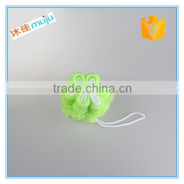 Wholesale Bathroom Product PE Mesh pouf Bath Flower Sponge