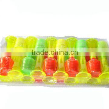 plastic lamp container with candy/fishing lamp candy