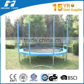 Deluxe 14FT Trampoline With Enclosure(Down to ground):