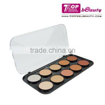 transparent cap 10 color palette contour makeup kits