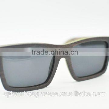 2015 New Fashion Handmade Custom Chin Polarized Skateboard Wooden Sunglasses(SS1009) photo-4