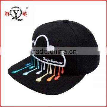 Custom rain printted unisex skater snapback cap wholesale alibaba in russian baoding