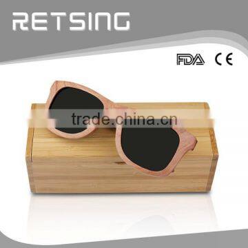 Customized Personalized Modern Bamboo Glasses Box