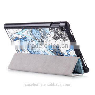 Map Smart Leather Case for Amazon New Fire HD10 2015, New Fire HD10 Smart Cover