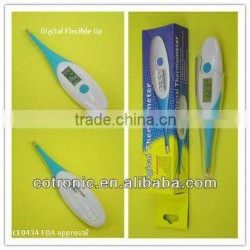FDA & CE approval waterpoof Digital Flexible Tip thermometer