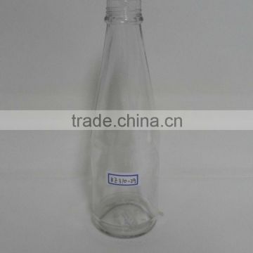 Beverage glass bottle