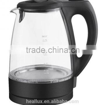 1.7L Electric Glass Kettle With LED Light KT-788