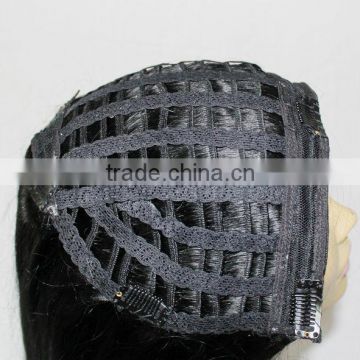 factory wholesale cheap price high quality clip in half wig