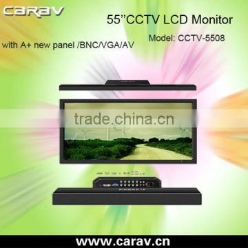 Wide screen VGA/DVI/hdmi port 55 inch lcd cctv monitor