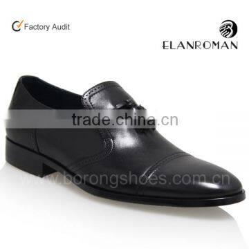 Silp on genuine leather italian shoe men with factory price tassels style