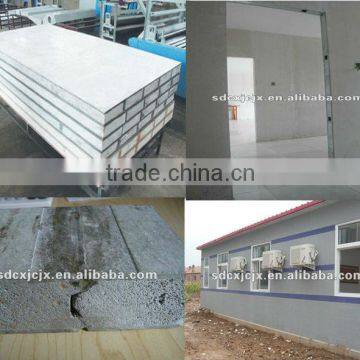 EPS Sandwich Wall Board Forming Machine / Fiber Cement Board Production Line