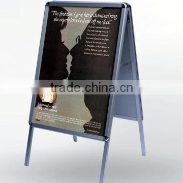 Aluminum high quailty single side poster stand