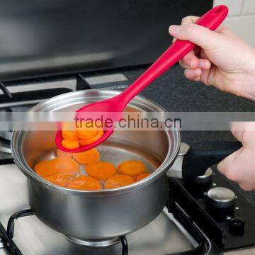 Hot Sale Colorful Food Grade Heat-Resistant Silicone Slotted Spoon Cooking Utensils