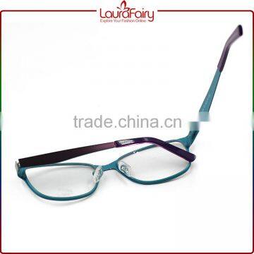 Laura Fairy Quality Stylish Mutil Color Metal Eyeglasses Optical Frames With Spring Temple photo-5
