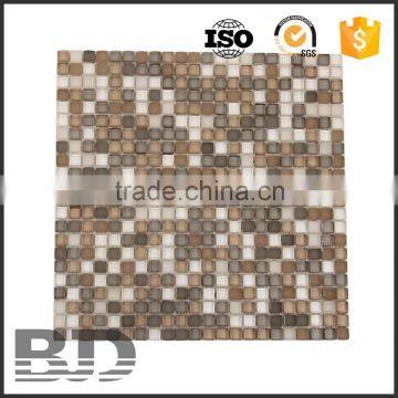 Parquet Acid - Resistant Matt / Frosted Surface crystal glass mosaic tile