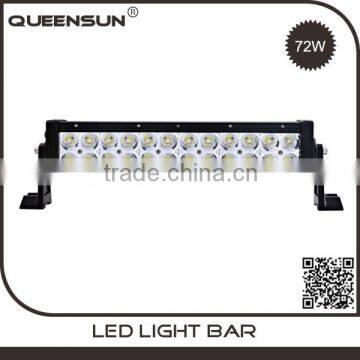 Wholesale IP67 13.5 inch 72W car 4x4 offroad straight dual row 72w led light bar