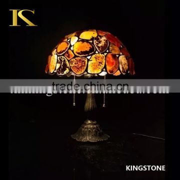 5 Star Hotel Luxury red agate stone Table Lamp