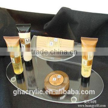 acrylic makeup organizer, cosmetic display table, plexiglass cosmetic display